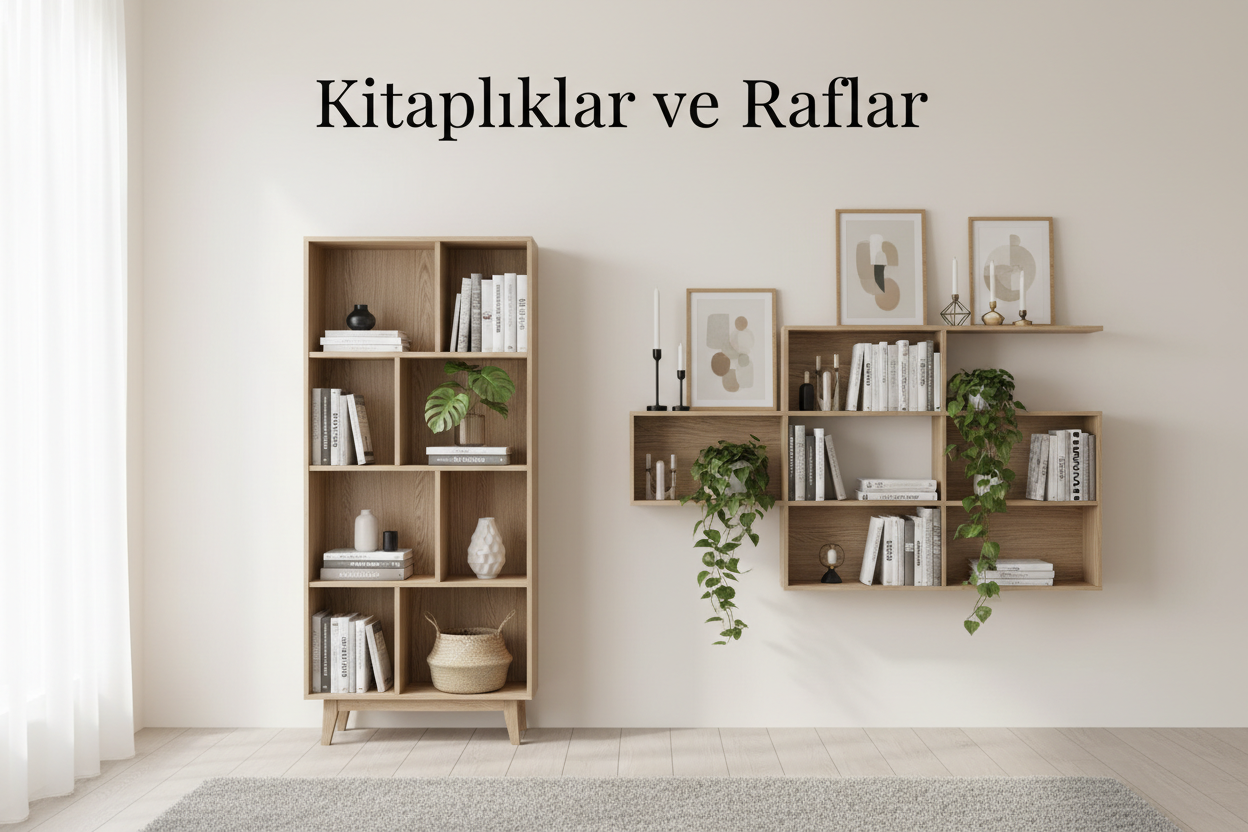 Kitaplıklar ve Raflar