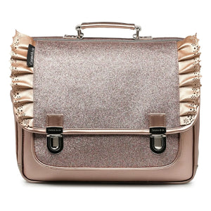Caramel & Cie - Ruffled Handbag | Copper Red