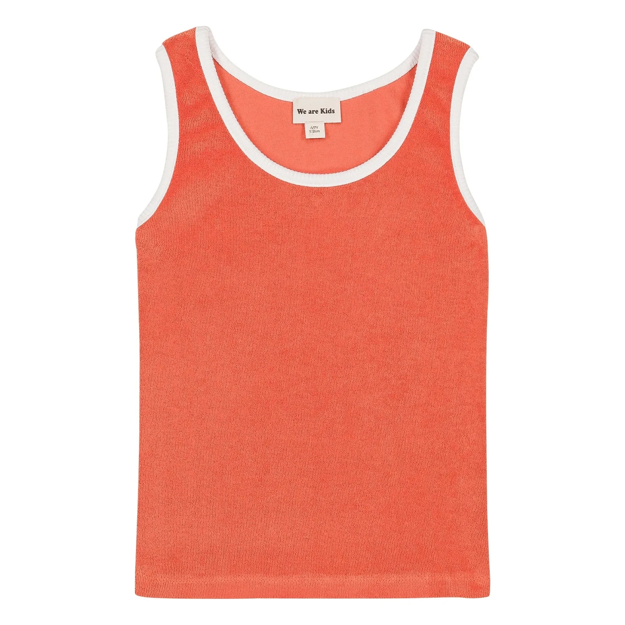 We Are Kids - Marcel Sponge Organic Cotton Tank Top | Coral