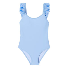 Lison Paris - 1-Piece UV-Resistant Recycled Fiber Swimsuit | Light Blue