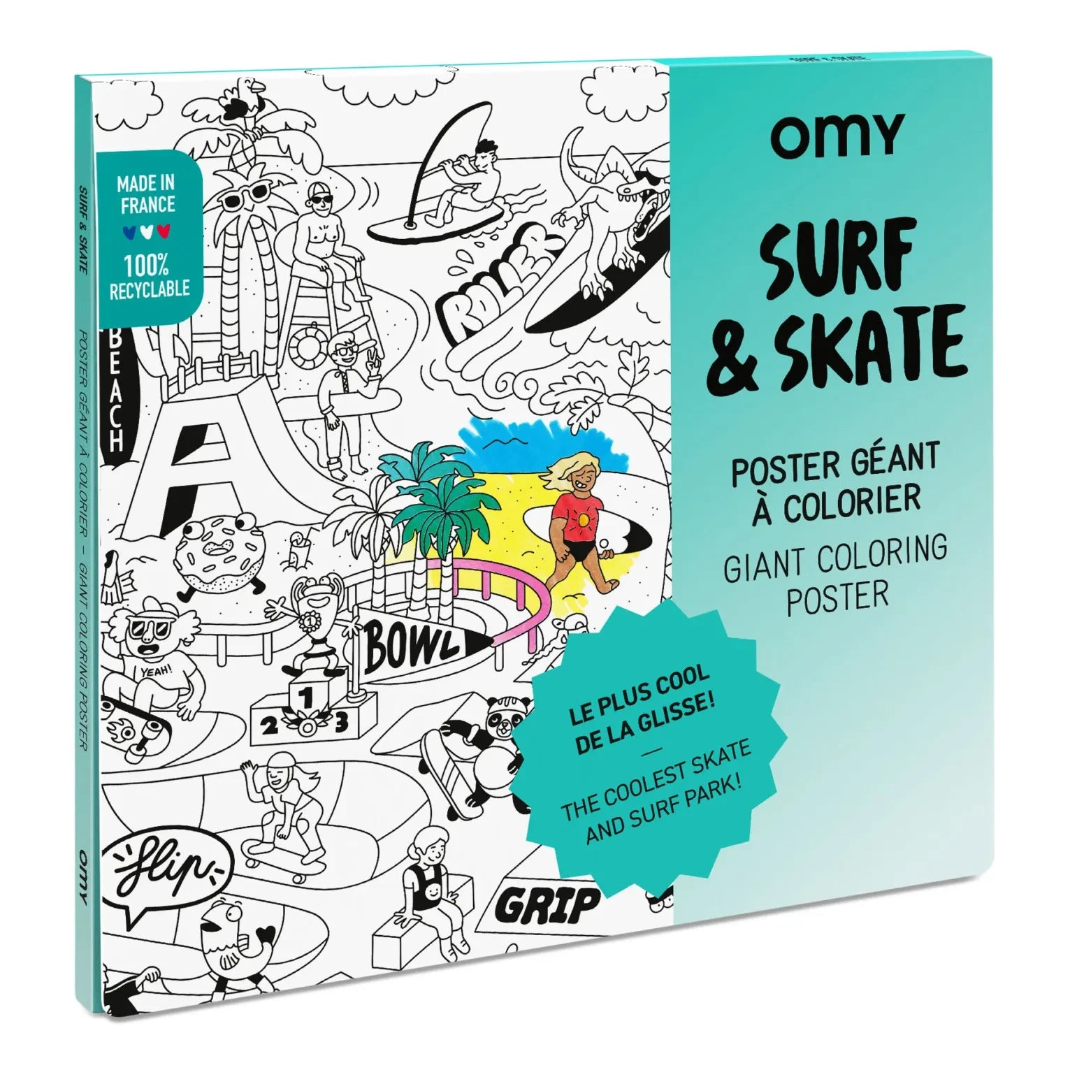 Omy - Painting Poster - Surf & Skate