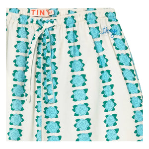 Tinycottons - Floral Patterned Pants | White