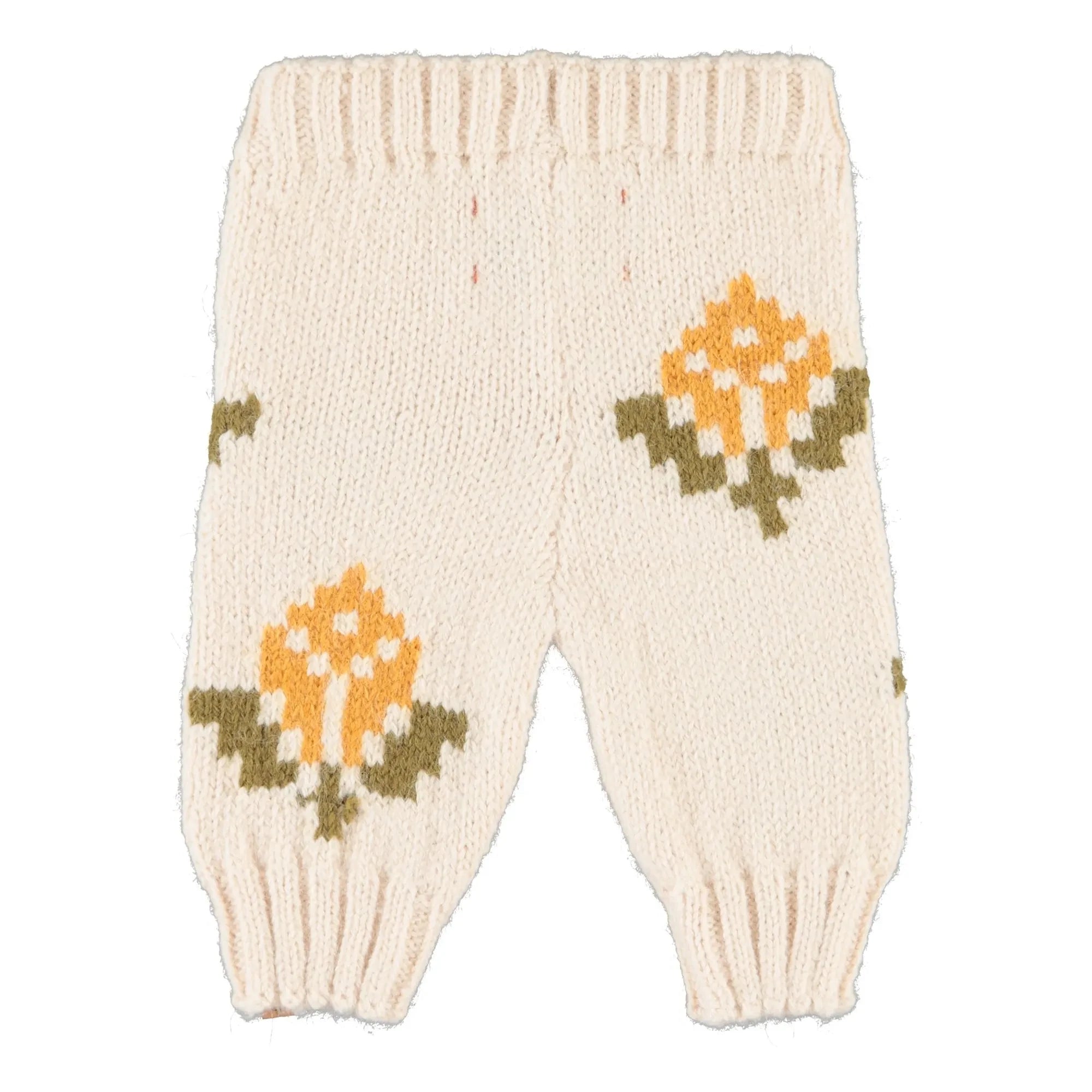 Piupiuchick - Floral Mesh Leggings | Ecru