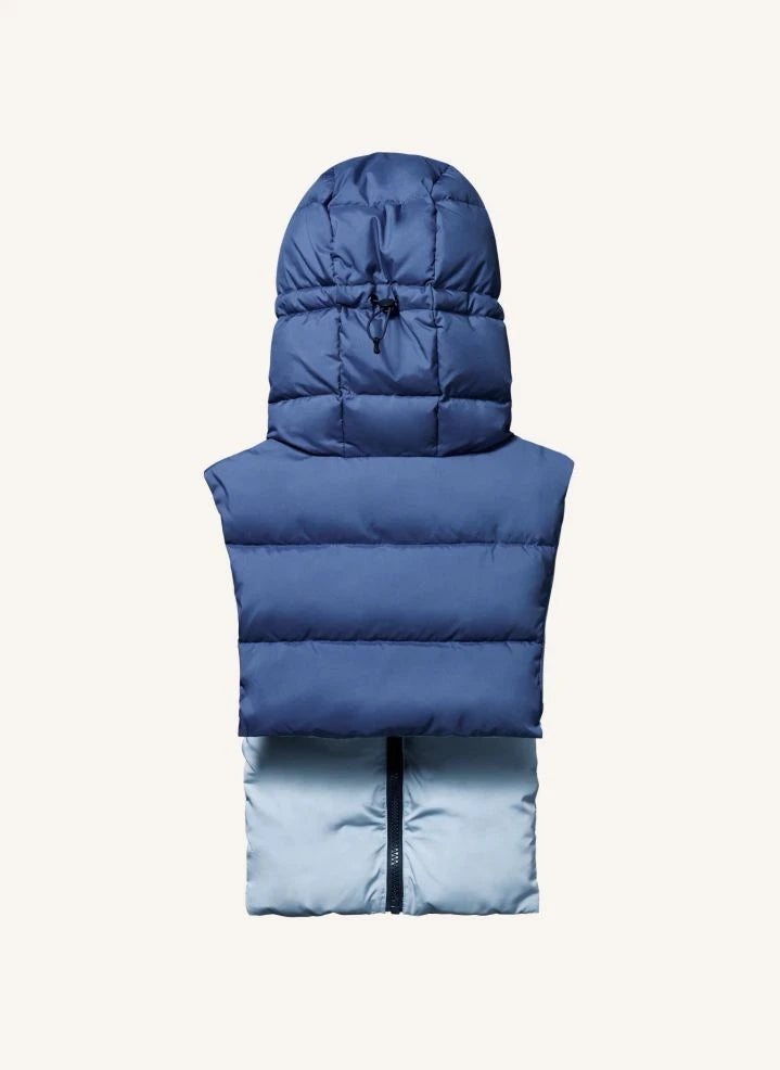 Fudoon - Reversible Hooded Down Jacket | Ice Blue