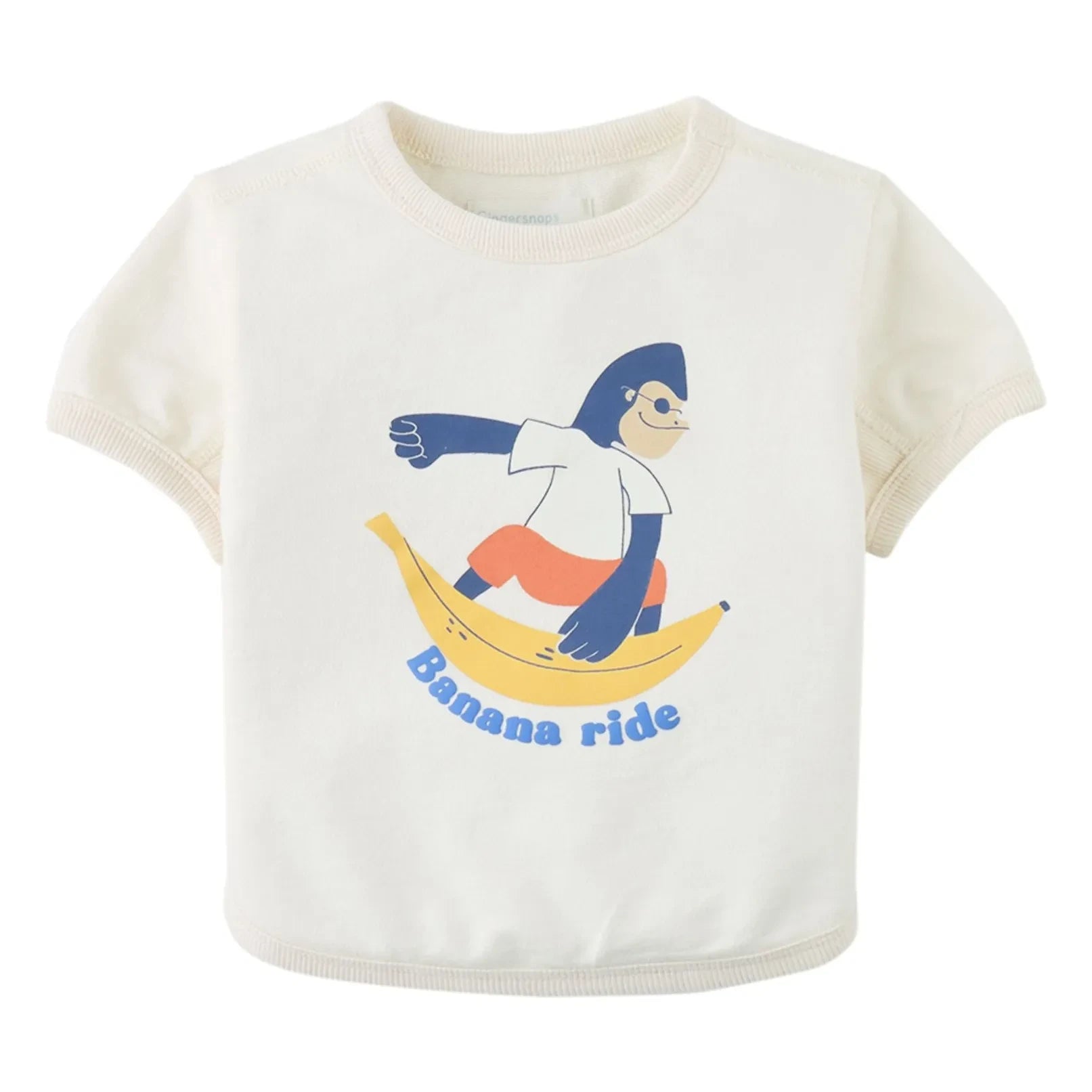 Gingersnaps - Chalice Banana Ride Baby T-Shirt | White