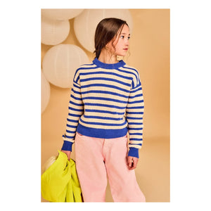 AO76 - Carla Striped Sweater | Blue