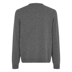 Samsoe Samsoe - Isak Wool Crew Neck Sweater | Gray