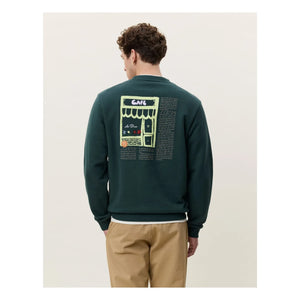 Les Deux - Café Sweatshirt | Dark Green