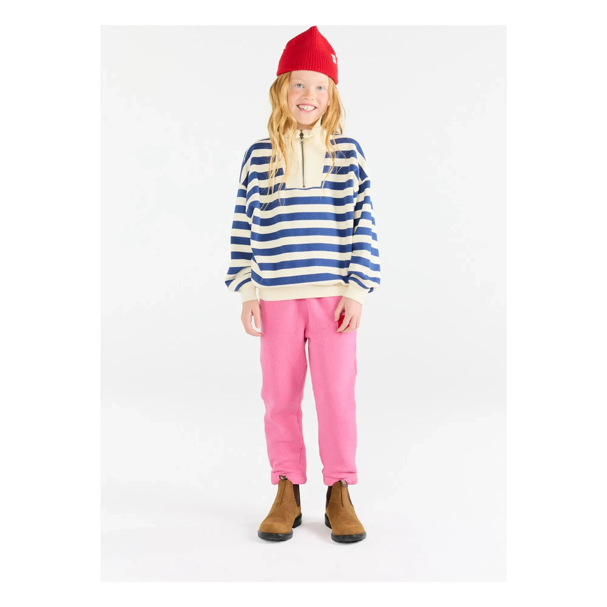 The Animals Observatory - Striped Blowfly Sweatshirt | Blue