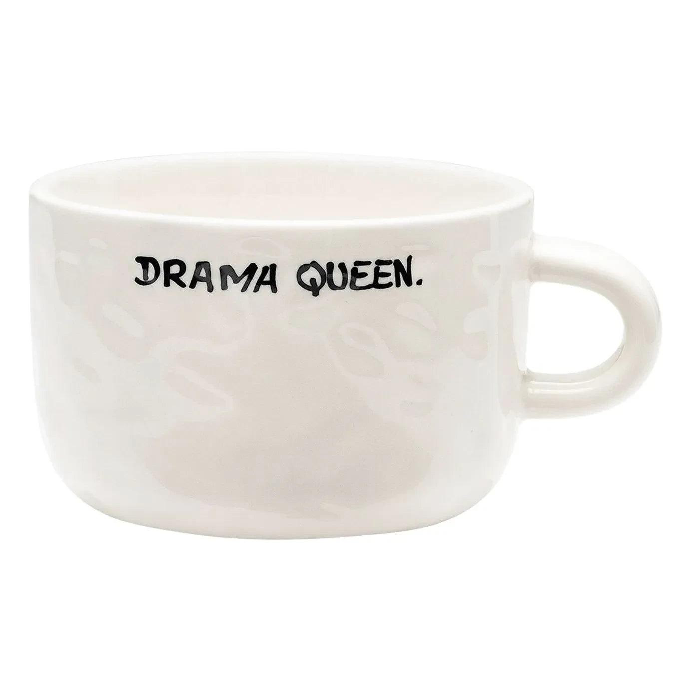 Anna + Nina - Drama Queen Cappuccino Mug | Ecru