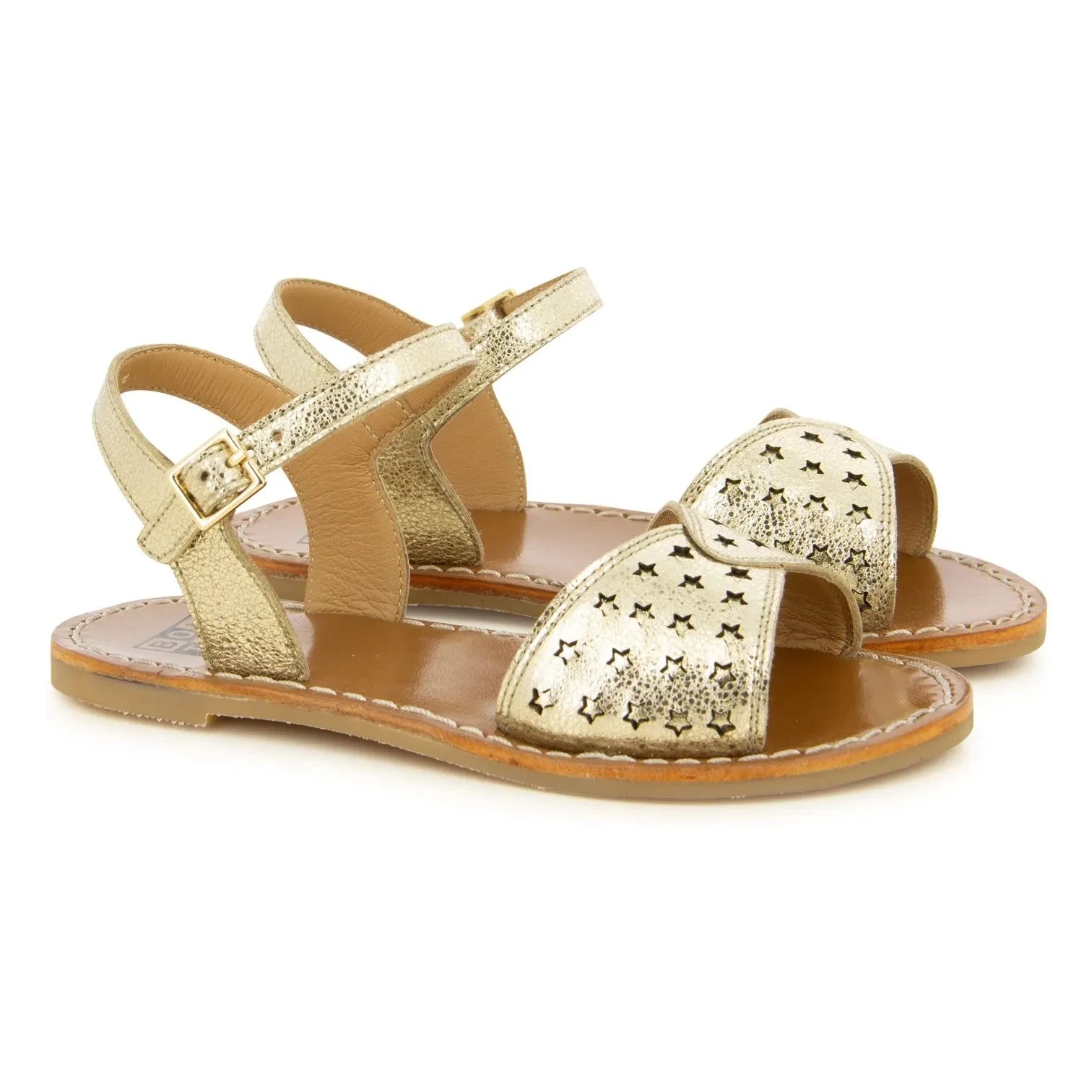 Bonton - Sandy Perfos Sandals | Gold