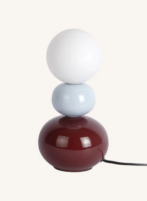 Present Time - Firenze Pellet Table Lamp | Burgundy