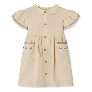 Fliink - Amour Fleurs Dress | Ecru