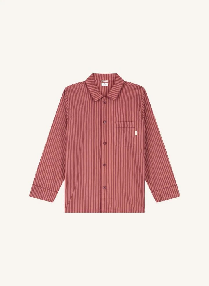 Pockies - Striped Pajama Shirt | Red