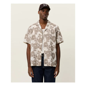 Les Deux - Lesley Knitted Short Sleeve Shirt | Cream