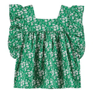 Emile et Ida - Liberty Blouse | Green