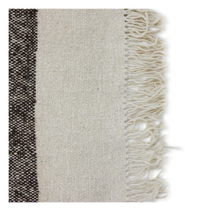 HKliving - Striped Kelim Rug | Cream
