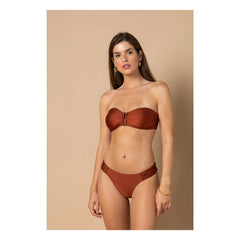 Alma Deia - Blake Bandeau Top | Terracotta
