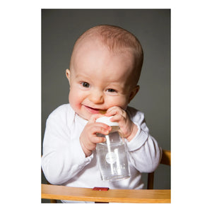 Hevea - Glass Baby Bottle 240 ml - 2-piece Set