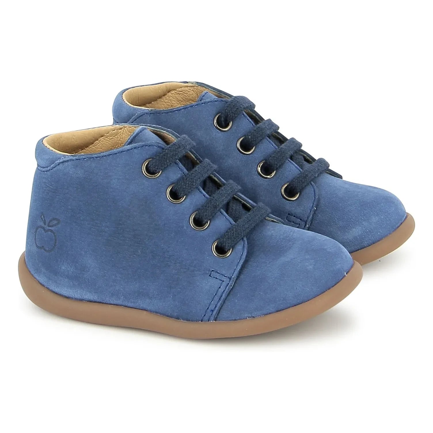 Pom d'Api - Ankle Nubuck Boots | Denim Blue