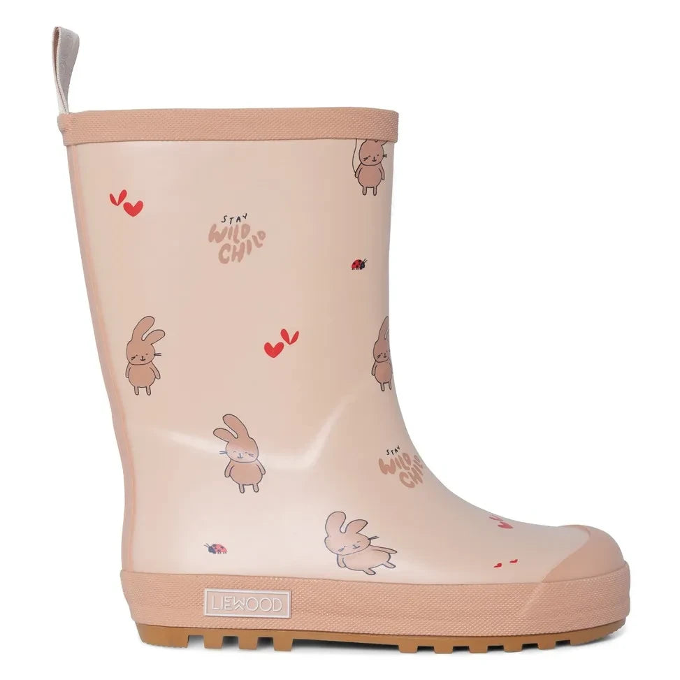 Liewood - Mason Rabbits Rain Boots | Pink