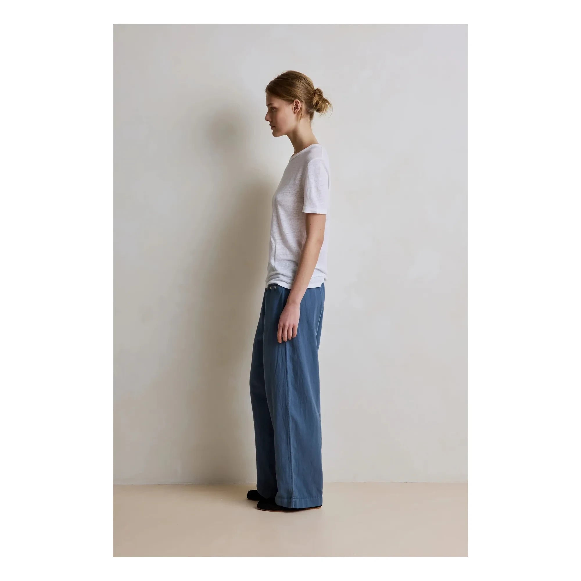 Hod - Bastian Linen Pants | Indigo