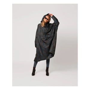 Rainkiss - Art Camo Waterproof Cape | Black