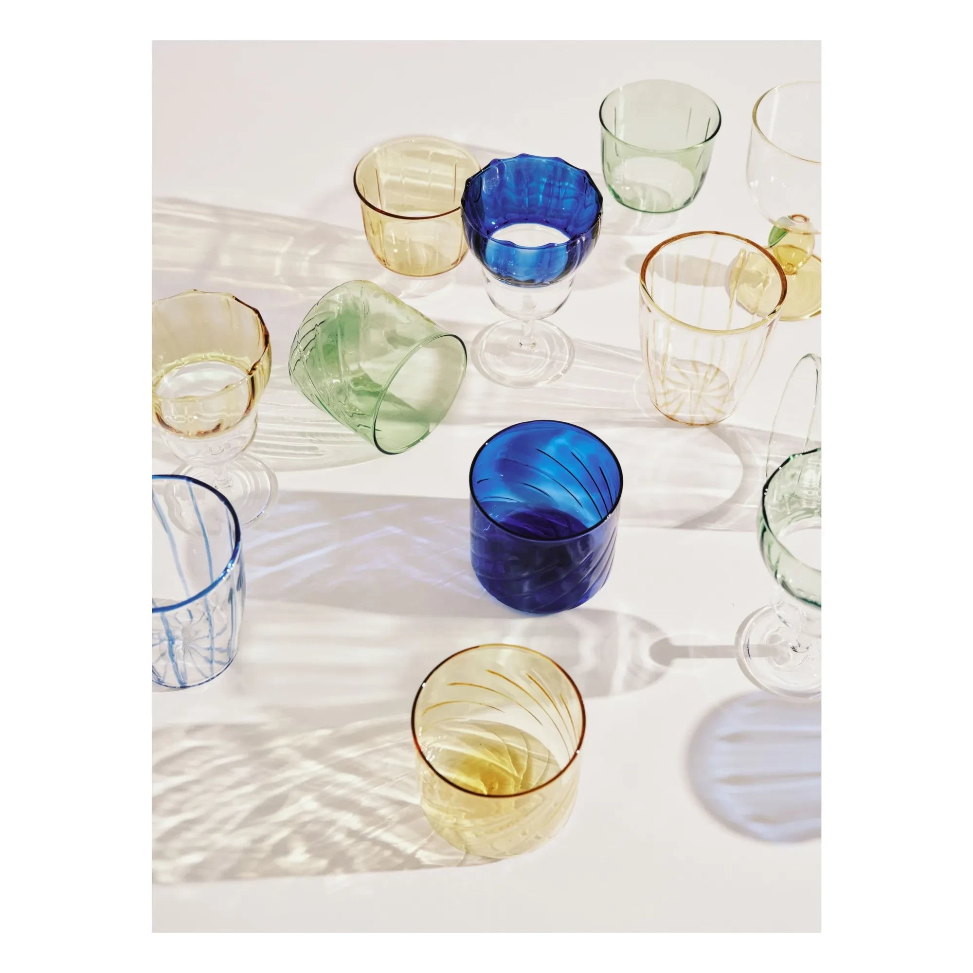 Serax - Nabucho Glasses, Waww La Table - Set of 4 | Yellow