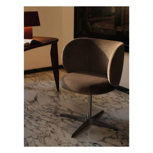 Ferm Living - Rico Velvet Office Chair | Gray