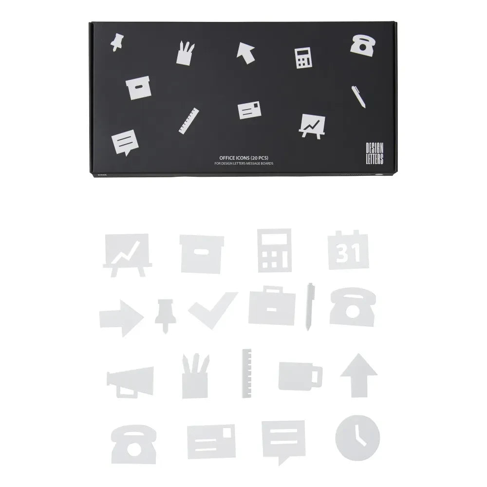 Design Letters - Message Board Table Icons - Set of 20