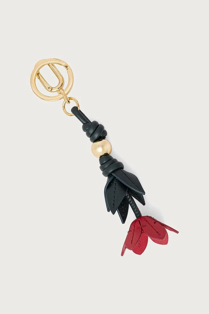 Furla kadın deri anahtarlık Allegra Poppy Keyring