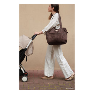 Nobodinoz - Hyde Park Baby Changing Bag | Leopard