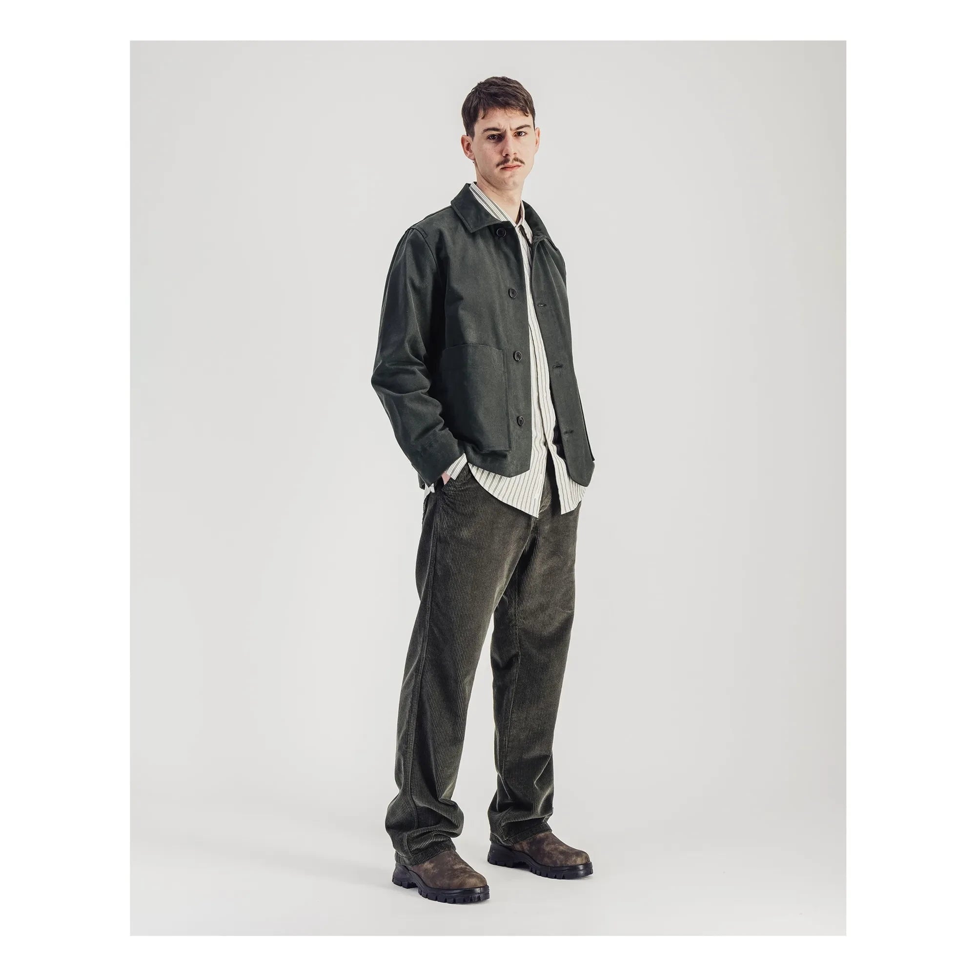 Parages - Dubliner Twill Jacket | Khaki
