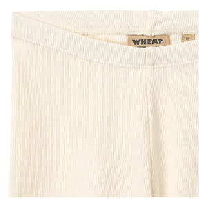 Wheat - Cine-Ribbed Organic Cotton Shorts | Cream