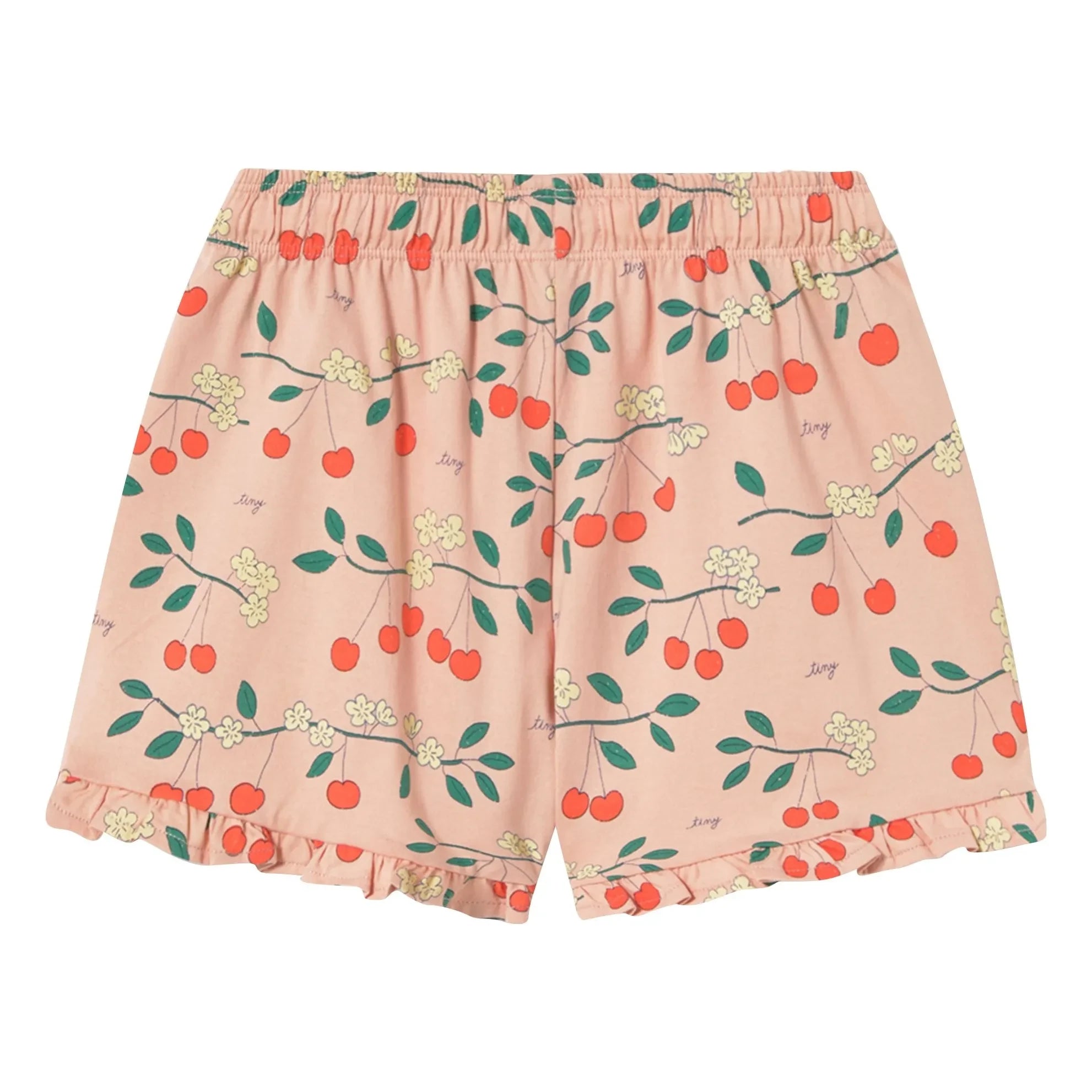 Tinycottons - Cerises Organic Cotton Shorts | Pink