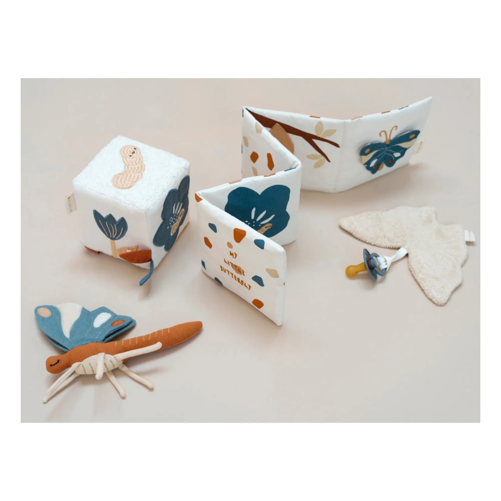 Fabelab - Rattle - Papillon | Blue