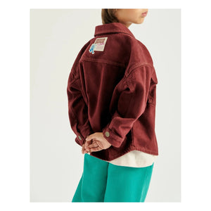 American Vintage - American Vintage X Smallable Collaboration - Spywood Denim Jacket | Crimson