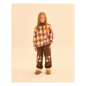 Jelly Mallow - Losanges Jogger | Brown