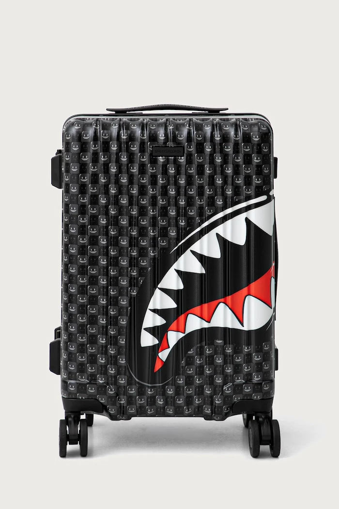 Sprayground - Sharks in Paris Black Hard-Shell Suitcase 910CL328NSZ