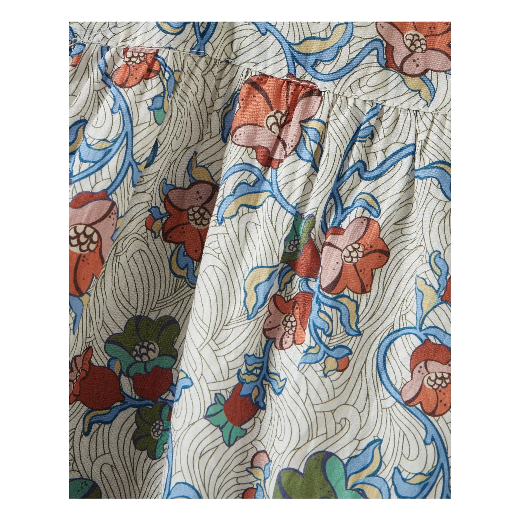 Caramel - Ibera Liberty Dress | Ecru