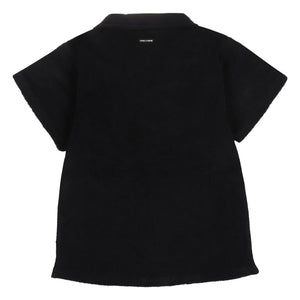 Tumble N'Dry - Coastal organic cotton terry shirt | Dark Blue