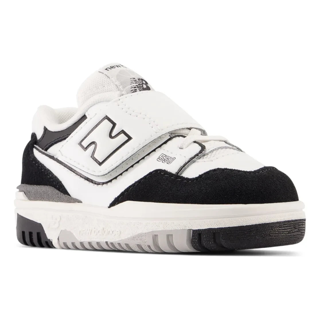 New Balance - Classic Lace-up and Velcro 550 Sneakers | Black
