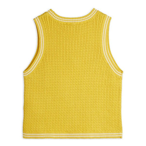 Mini Rodini - Organic Cotton Knit Top | Yellow