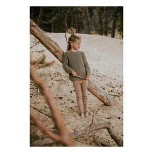 Yuki - Thick Organic Cotton Sweater | Sage