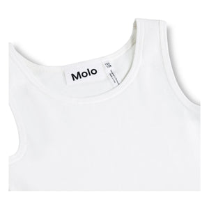 Molo - Cassandra Dogs Organic Cotton Dress | White