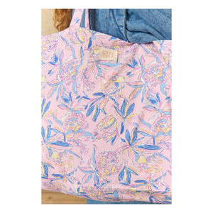 Louise Misha - Beverly Cotton Tote Bag | Powder Pink