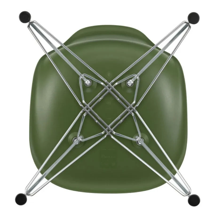 Vitra - DSR plastik sandalye - krom çerçeve - Charles & Ray Eames | Forêt