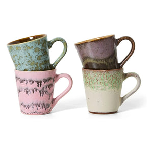 HKliving - Brustalism espresso fincanları - 4’lü set