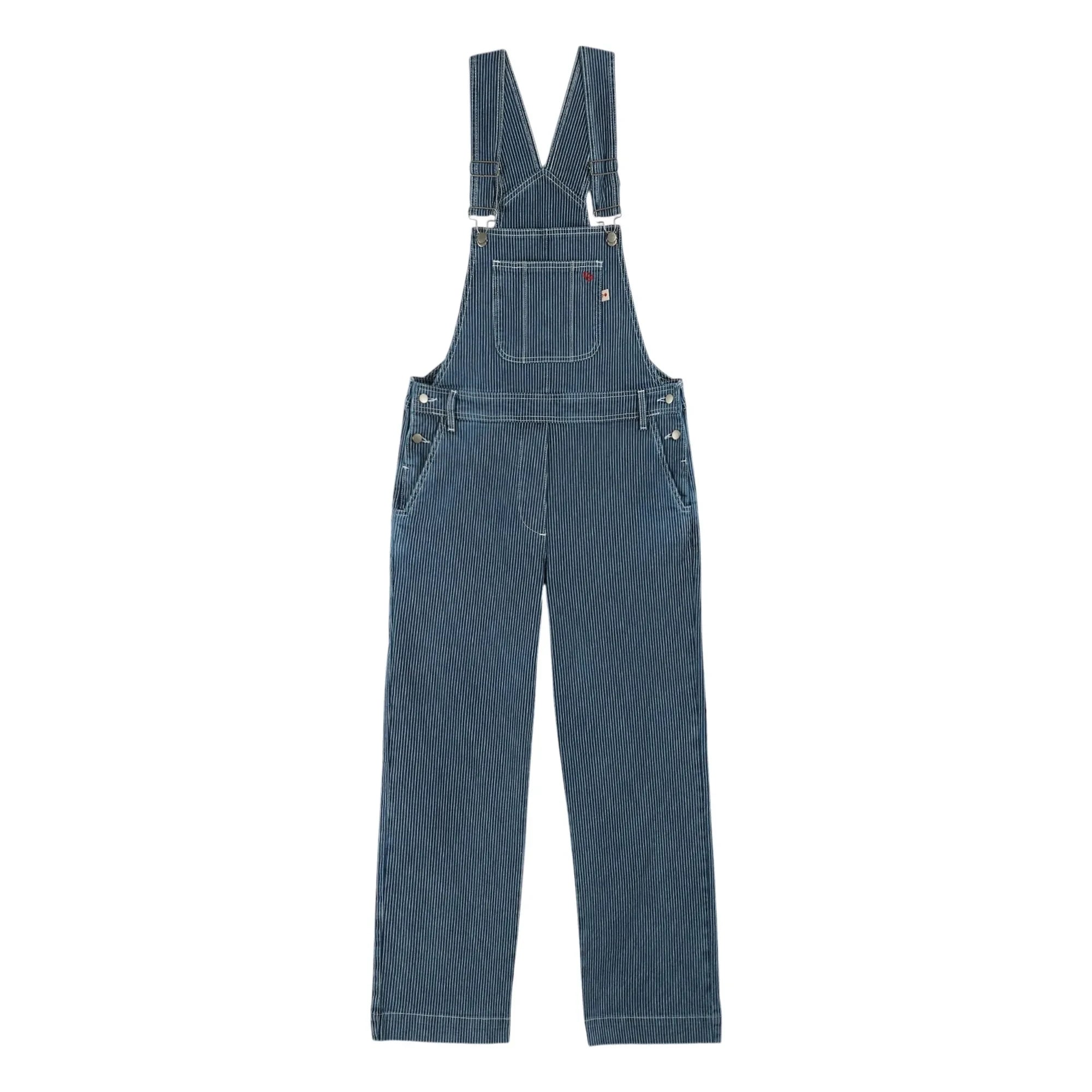 Emile et Ida - Blue Striped Romper | Blue
