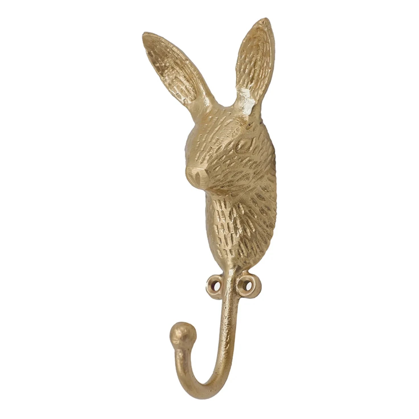 Doing Goods - Harri Hare Brass Coat Hook | Yellow
